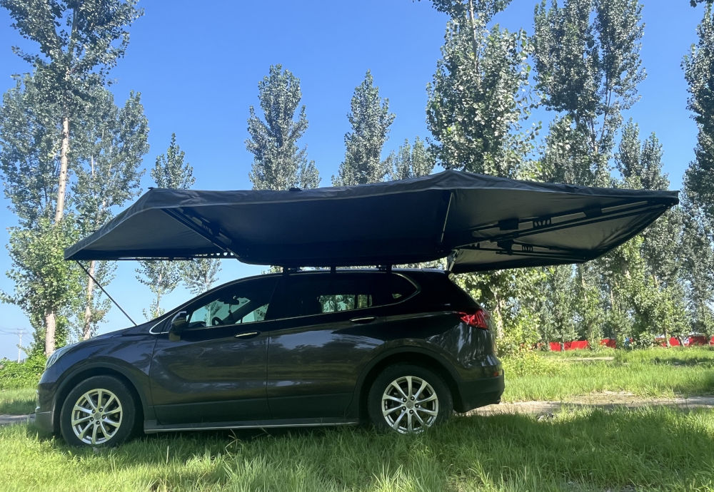 Tenda a sbalzo a 270 gradi - lato sinistro