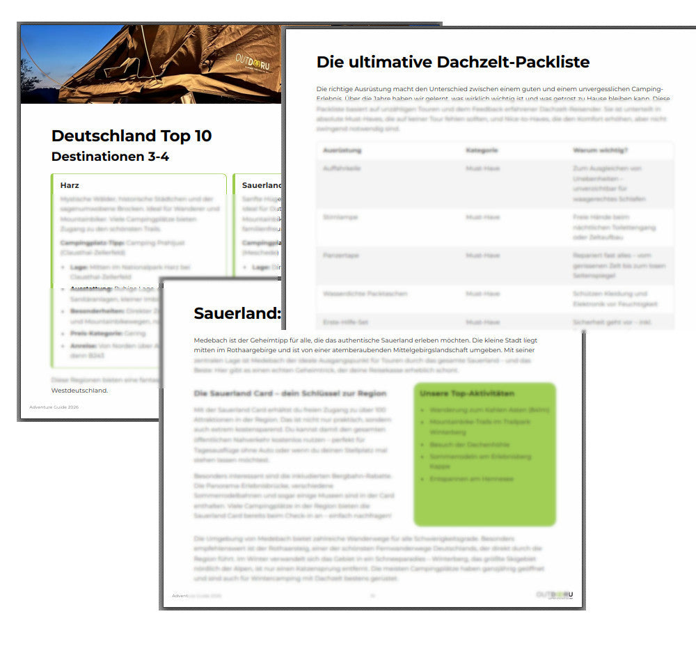 Adventure Guide - Top 10 Reiseziele